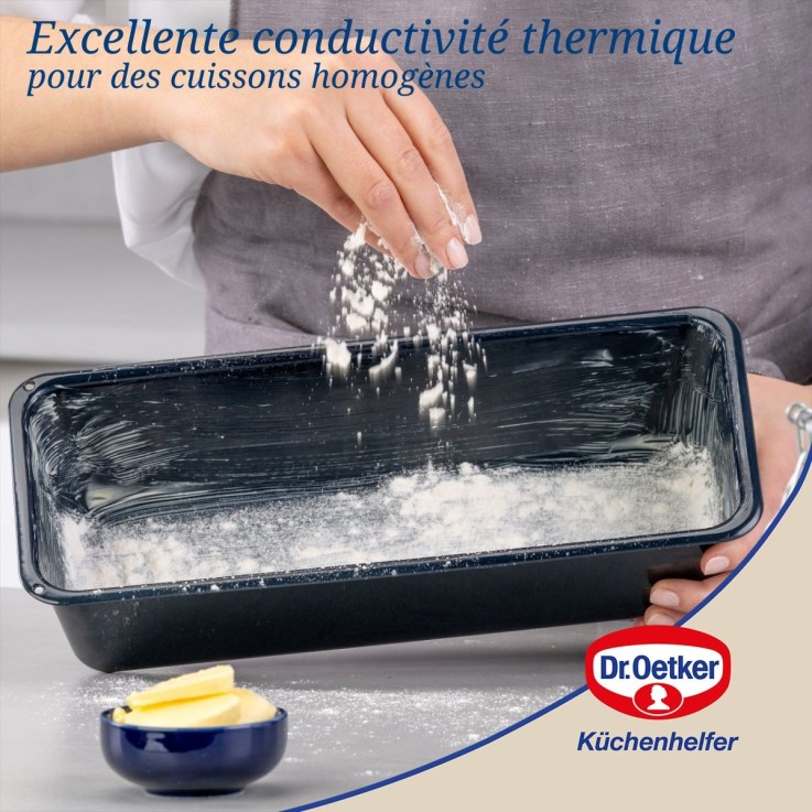 Ensemble de 2 Moules à cake 35 cm Dr Oetker Back Liebe