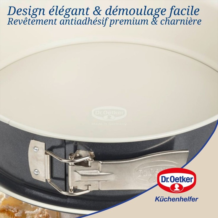 Ensemble de 2 Moules à manqué à charnière 26 cm Dr. Oetker Back-Trend