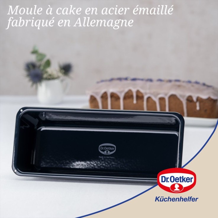 Ensemble de 2 Moules à cake 30 cm Dr Oetker Back Liebe