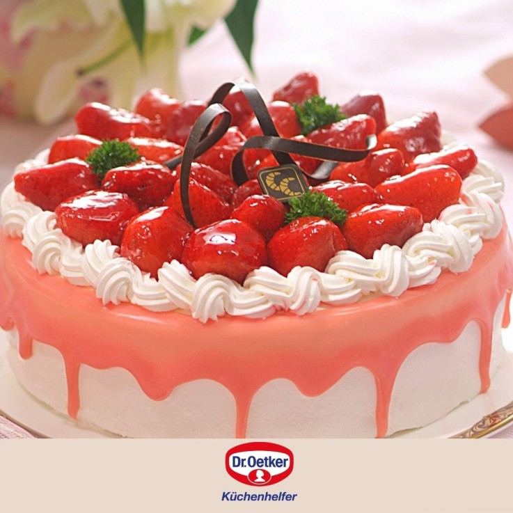 Ensemble de 2 Moules à manqué fond amovible 28 cm Dr Oetker Back Liebe