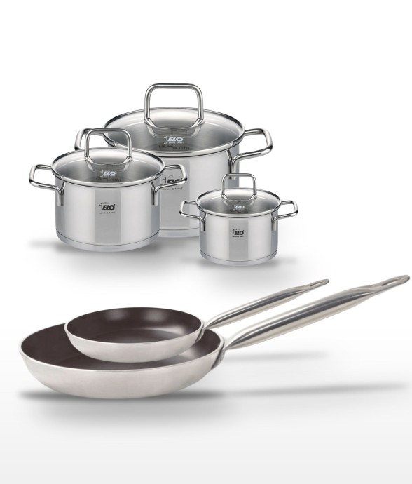 Lot Poêles 24/32 cm avec...