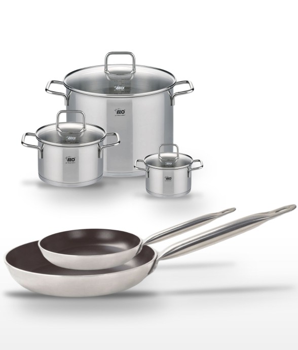 Lot Poêles 24cm & 32cm avec...