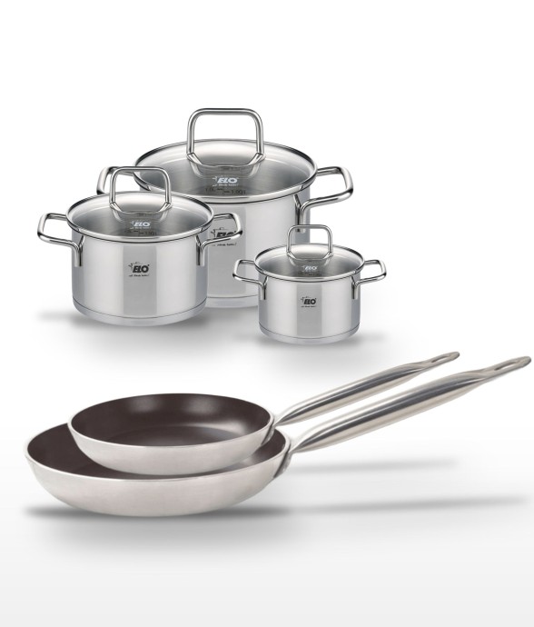 Lot Poêles 24/28 cm avec...