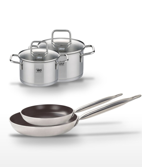 Lot Poêles 24/28 cm avec...