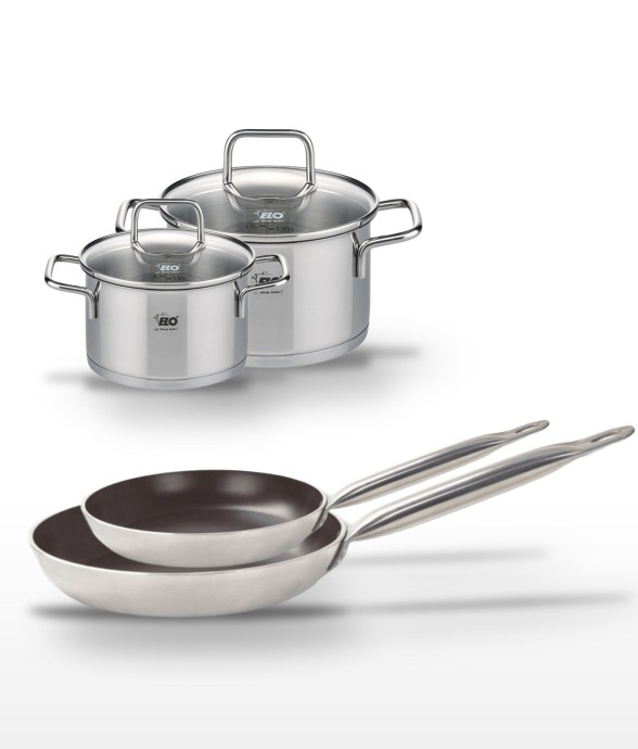 Lot de 2 Poêles 24/28 cm...