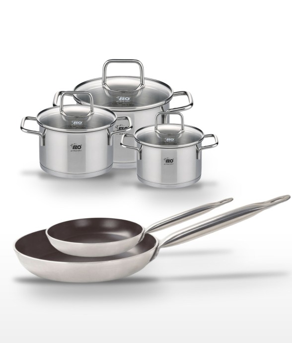 Lot 2 Poêles 24/32 cm avec...