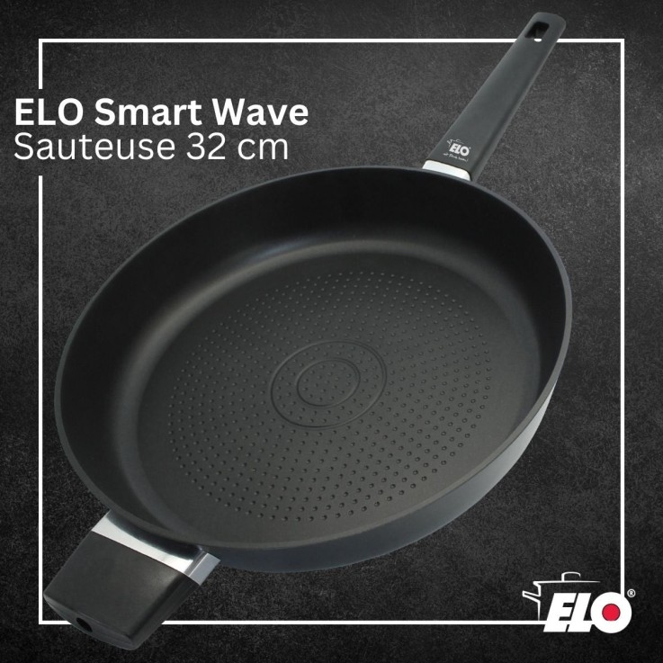 Sauteuse 32 antiadhésive sans PFAS Elo Smart Wave