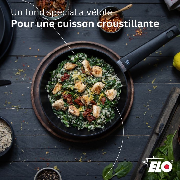 Sauteuse 32 antiadhésive sans PFAS Elo Smart Wave
