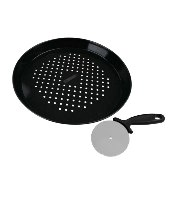 Ensemble plaque à pizza...