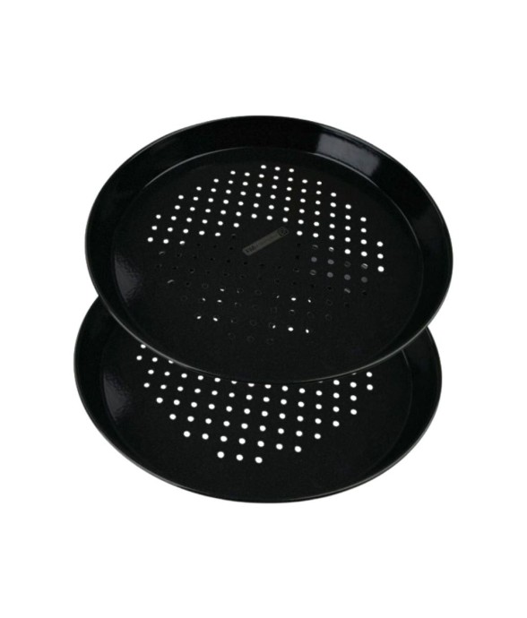 Lot de 2 plaques à pizza...