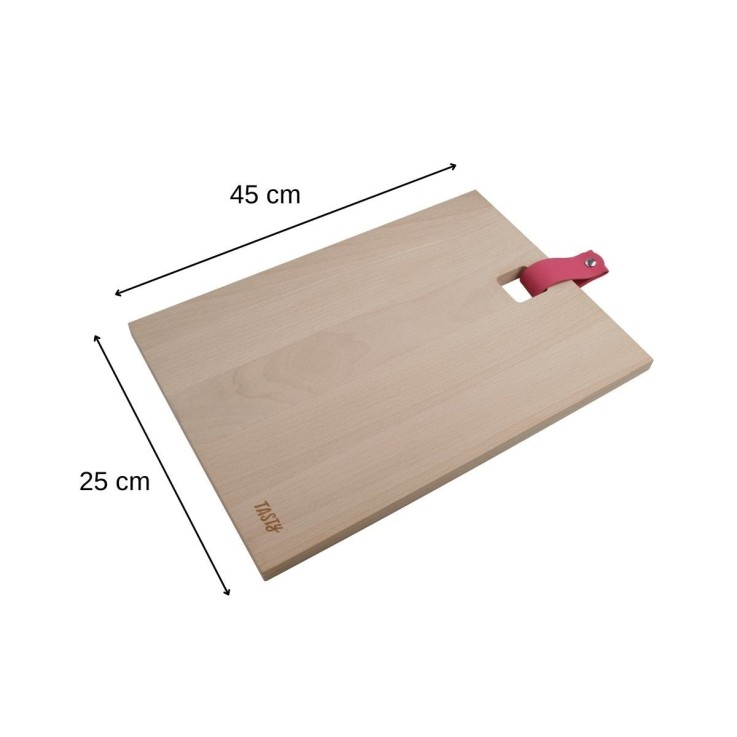 Planche à découper en bois rectangulaire 35 x 25 cm Tasty Green