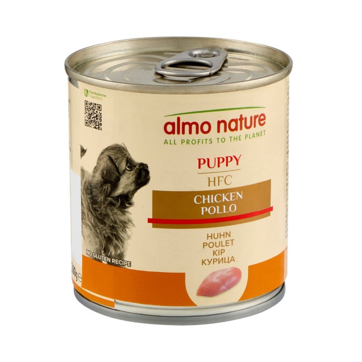 Almo Nature - Patées HFC Naturel Poulet pour Chiot 280g