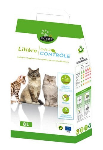 Octave Nature - Litière 100% Naturelle & Ecologique Odeur Contrôle