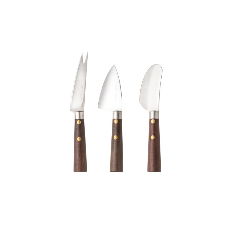 Set 3 Couteaux à Fromage Cheese Knives en inox