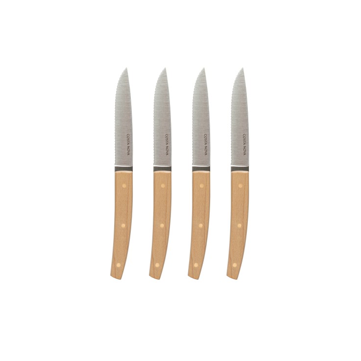 Set de 4 Couteaux à Steak Maple Remo 23cm en inox
