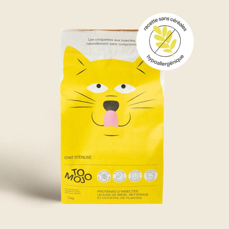 Tomojo - Croquettes aux Insectes Sans Céréales pour Chat