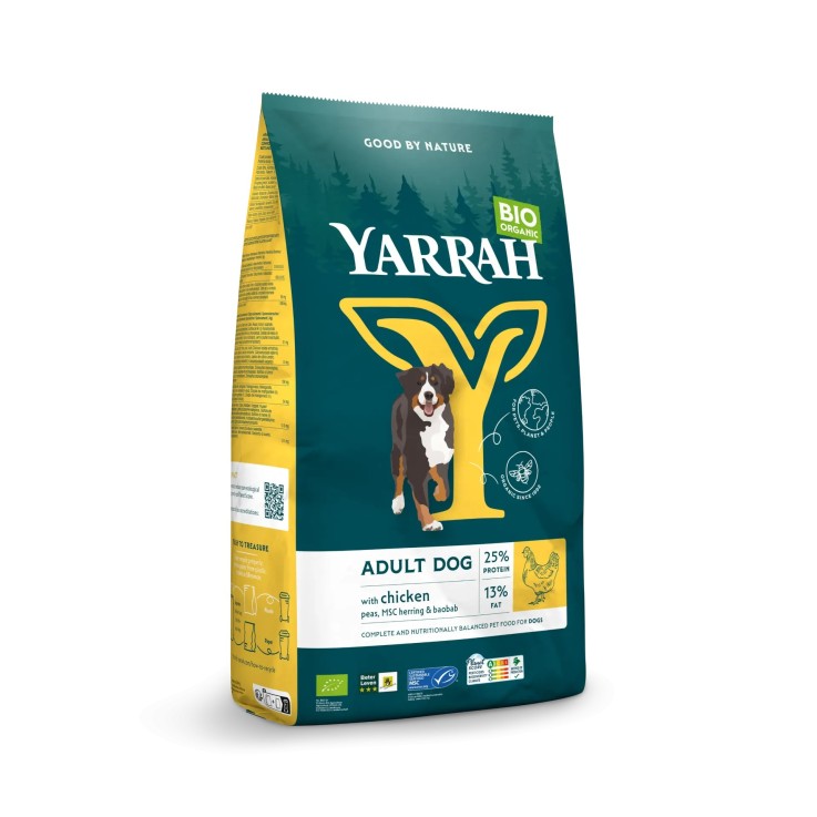 Yarrah - Croquettes Biologiques Poulet & Poisson pour Chien