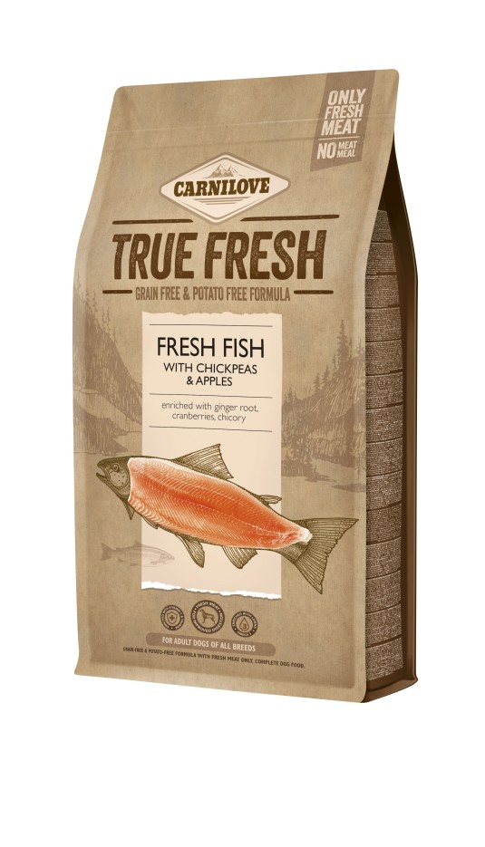 Carnilove - Croquettes Sans Cérales True Fresh au Poisson pour Chien