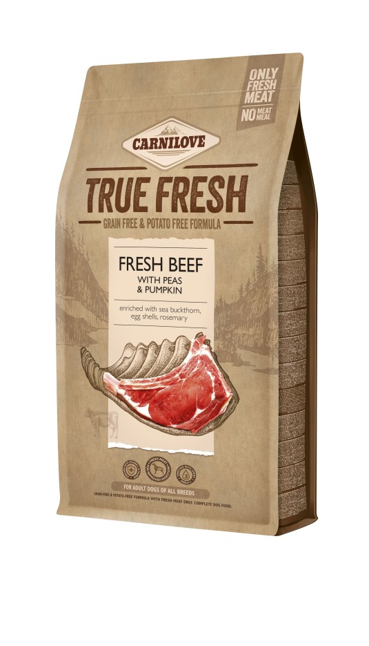 Carnilove - Croquettes Sans Cérales True Fresh au Boeuf pour Chien