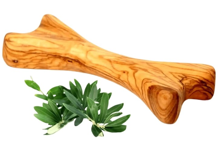 Cernunos - Bois d'Olivier en forme d'os pour Chien 200g