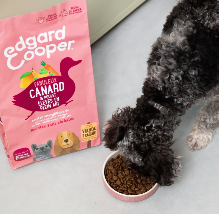 Edgard Cooper - Croquettes Sans Céréales Poulet & Canard pour Chiot
