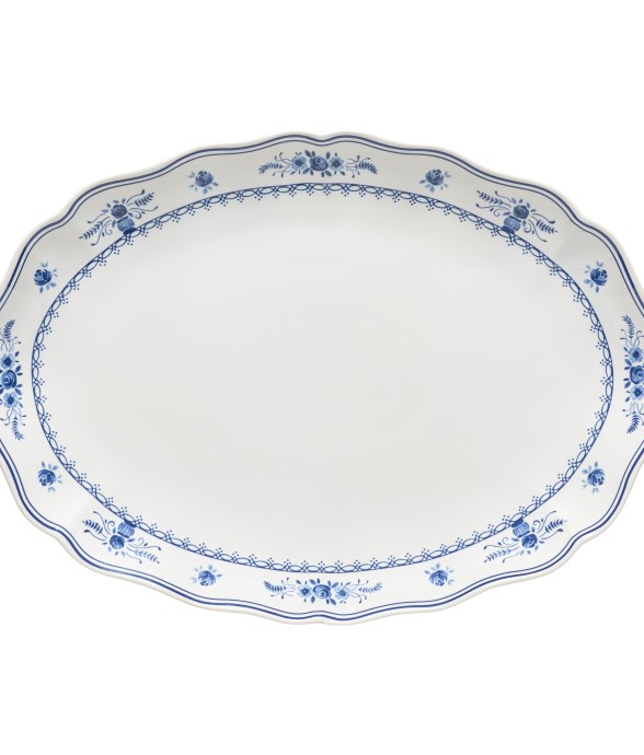 Grand Plat Ovale Vila en grès