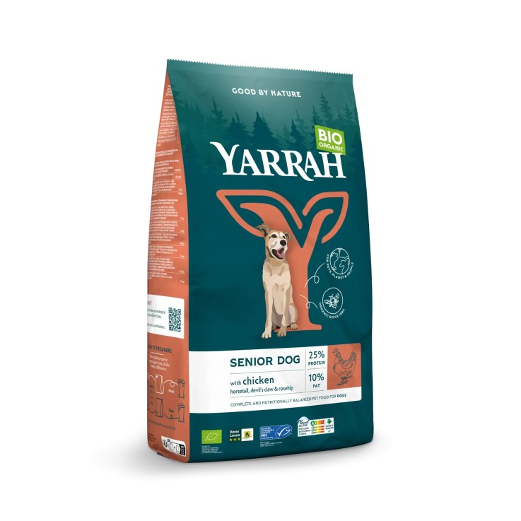 Yarrah - Croquettes Bio Poulet & Poisson pour Chien Senior