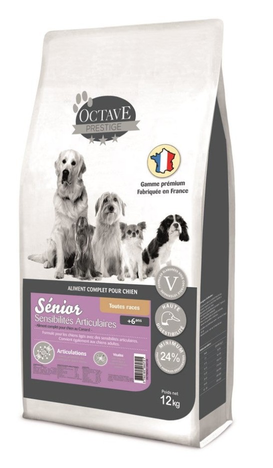 Octave - Croquettes au Canard pour Chien Senior Articulations