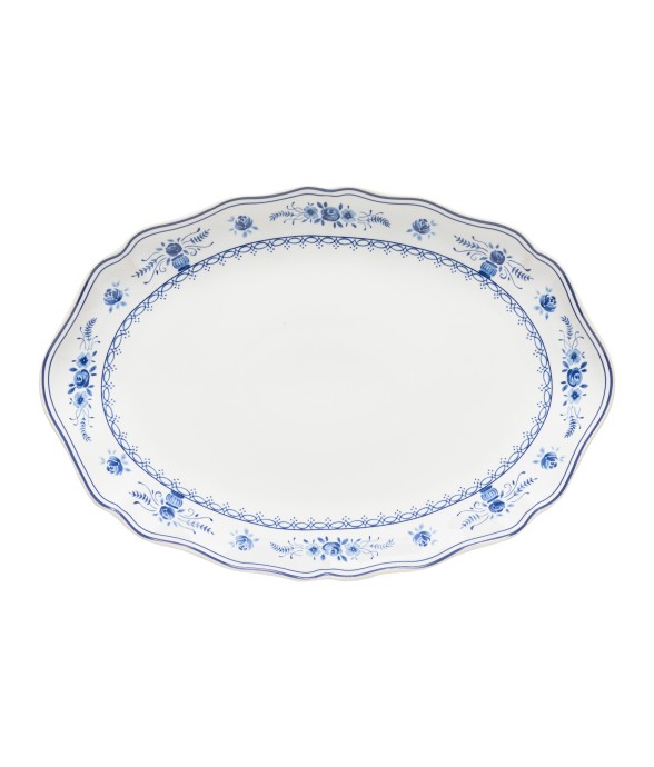 Plat Ovale Vila en grès