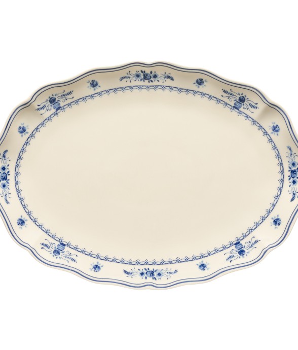 Grand Plat Ovale Vila en grès