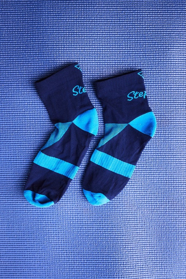 Chaussettes de sport femme mi-hautes en fibre recyclée