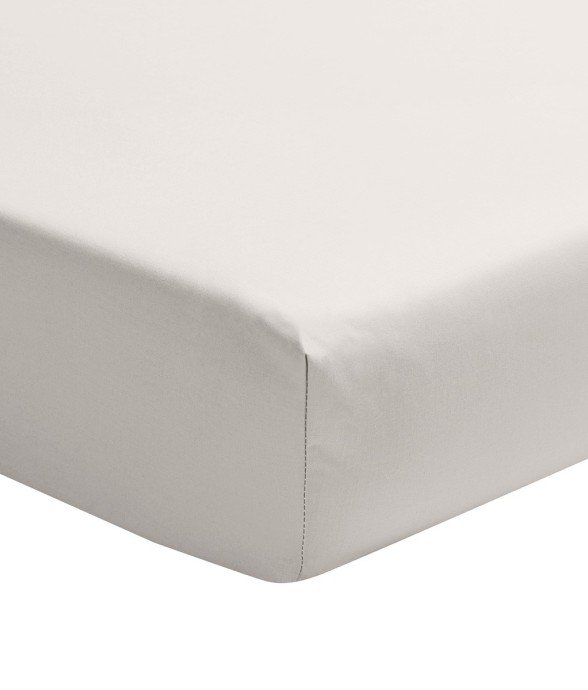 Drap housse uni en percale...
