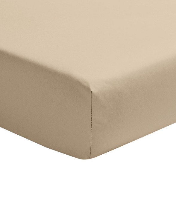 Drap housse uni en percale...