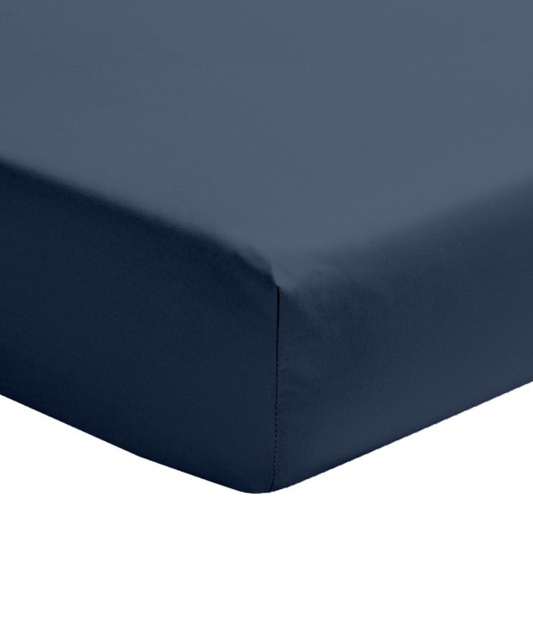 Drap housse uni en percale...