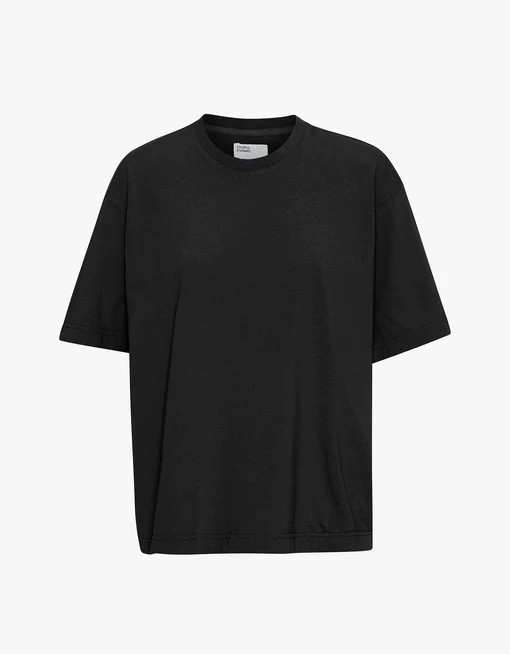 Tee-Shirt Oversized Coton Bio - Deep Black