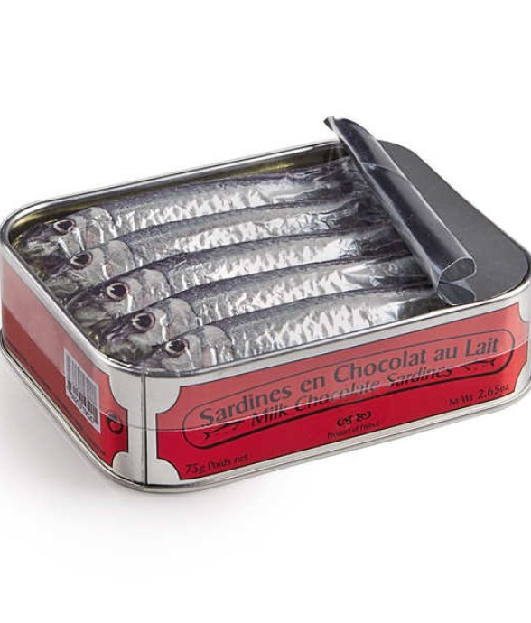 Les sardines en chocolat au...