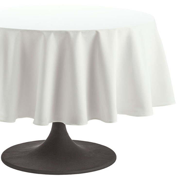 Nappe ronde unie en coton, ARRAS