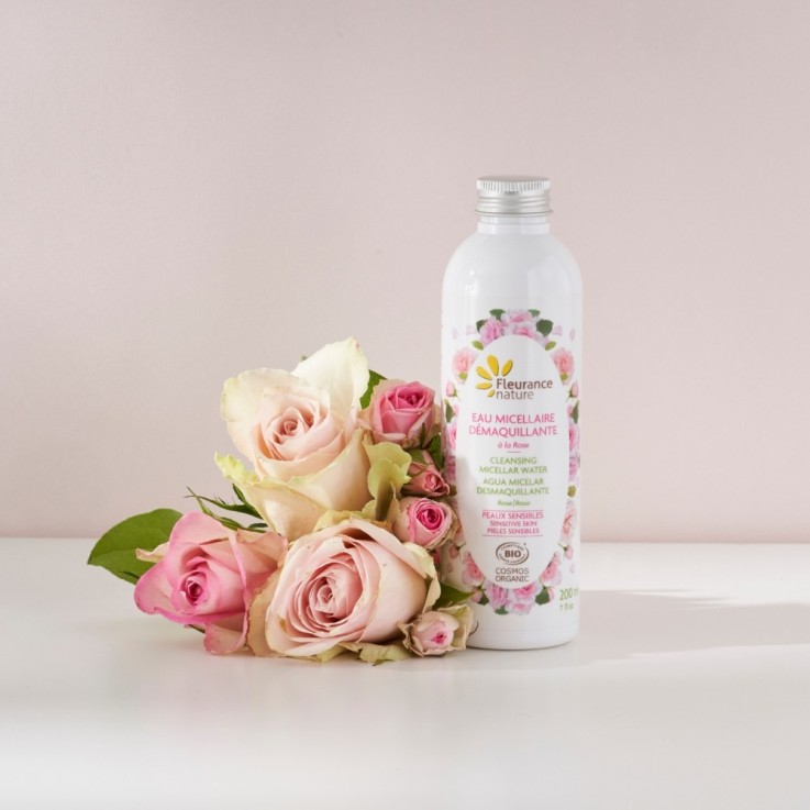 Eau Micellaire Démaquillante à la Rose (400ml) Bio