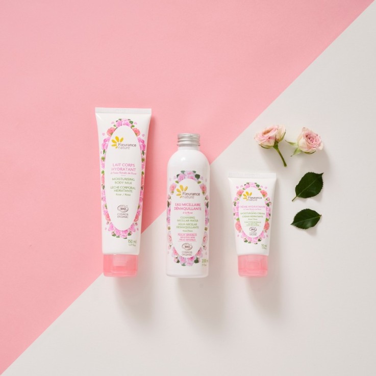 Eau Micellaire Démaquillante à la Rose (400ml) Bio