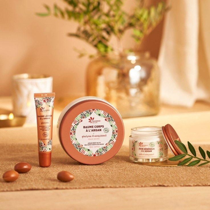 Baume Lèvres Généreux à l’Argan (15ml) Bio