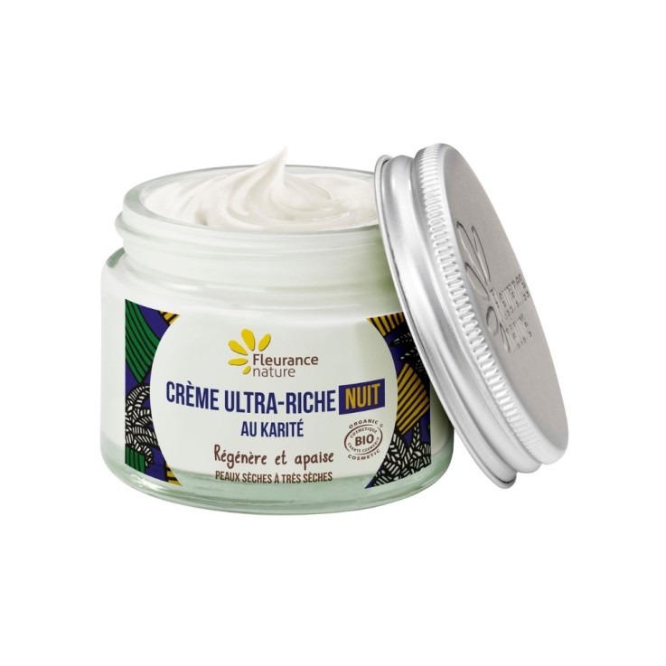 Crème de Nuit Ultra-Riche au Karité (50ml) Bio