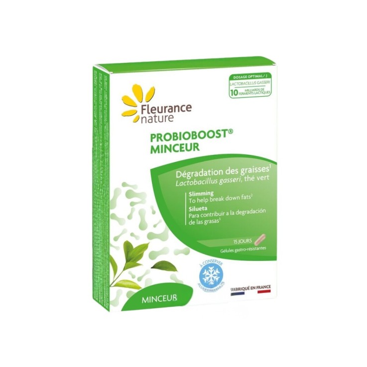 PROBIOBOOST® Minceur – Probiotiques (15 gélules) Vegan