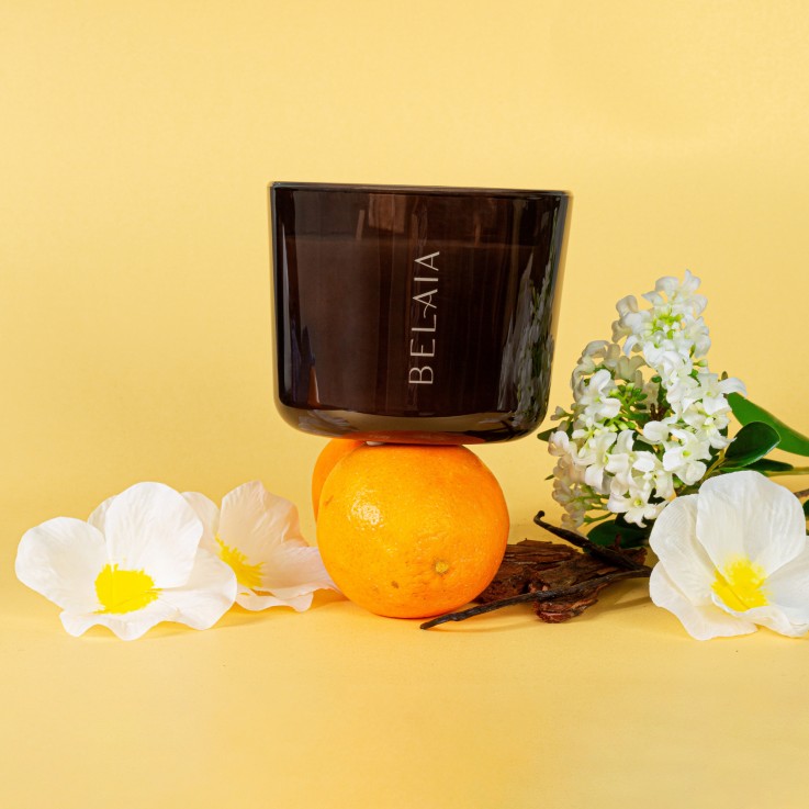 Bougie 100% naturelle et rechargeable - 500g Monoï