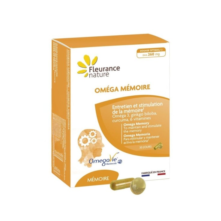 Oméga mémoire (30 capsules + 30 gélules) Vegan