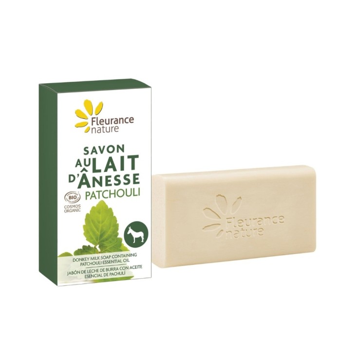 Savon au lait d'ânesse Patchouli Bio (100g)