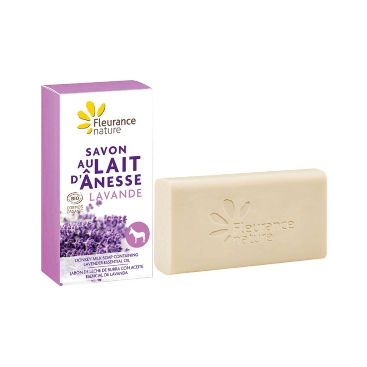 Savon au lait d'ânesse Lavande Bio (100g)
