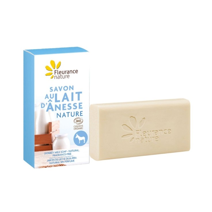 Savon au lait d'ânesse Nature Bio (100g)