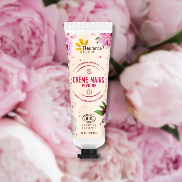 Crème Mains Pivoine (30ml) Bio