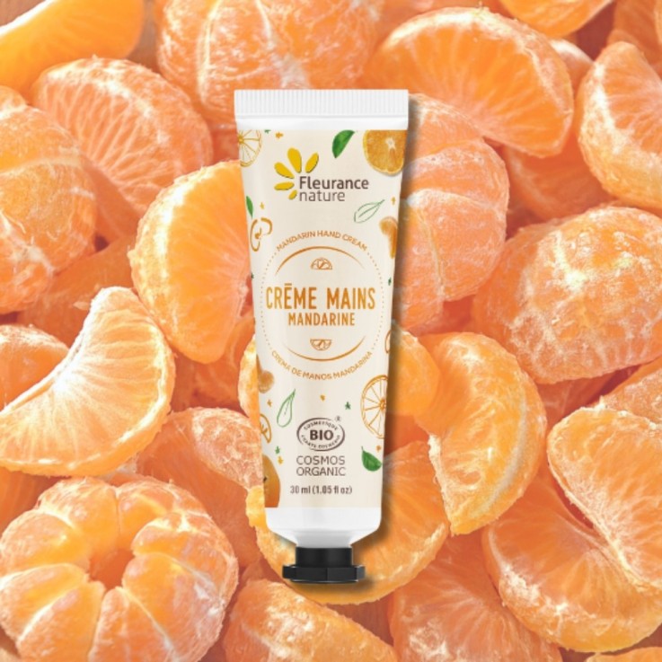 Crème Mains Mandarine (30ml) Bio