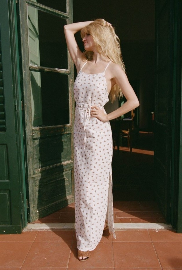 Robe Junie blanc Coton Bio